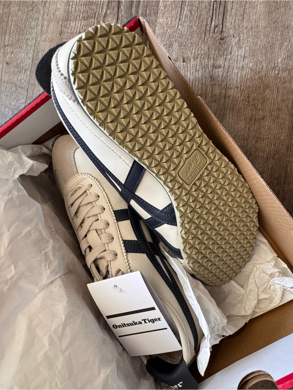 Onitsuka Tiger Mexico 66 Birch/Peacoat Sneakers - Picture 6 of 9